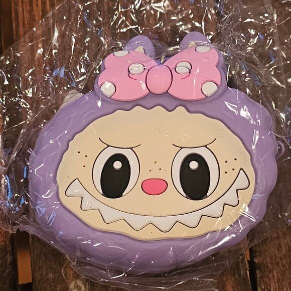 Labubu Socks & Keychain Coin Purse - 2 Pairs Women's/Big Kids Socks & 1 Keychain - Picture 5 of 5